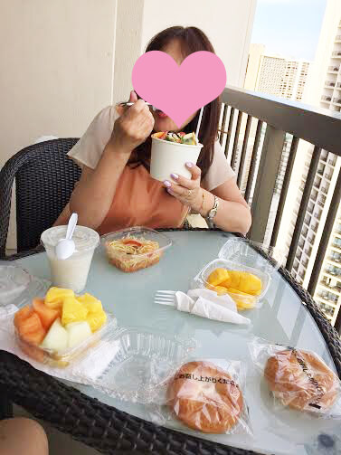 還暦（60代）ハワイ朝ごはん