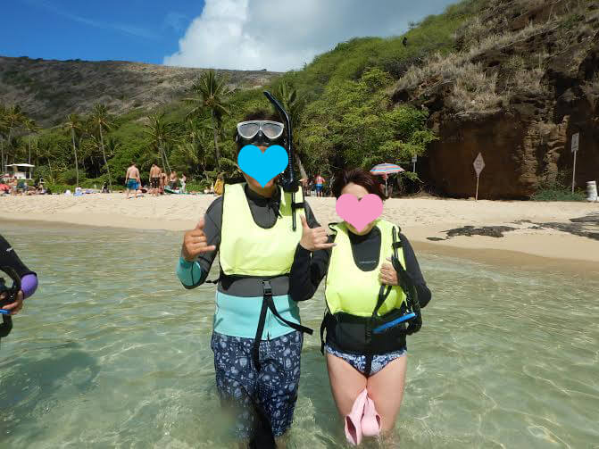 ハワイ・ハナウマ湾シュノーケリング