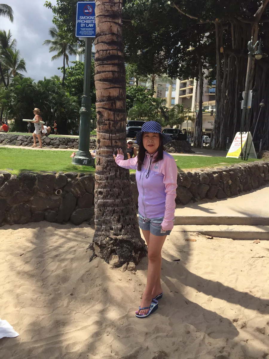 ハワイ・ラッシュガードが便利