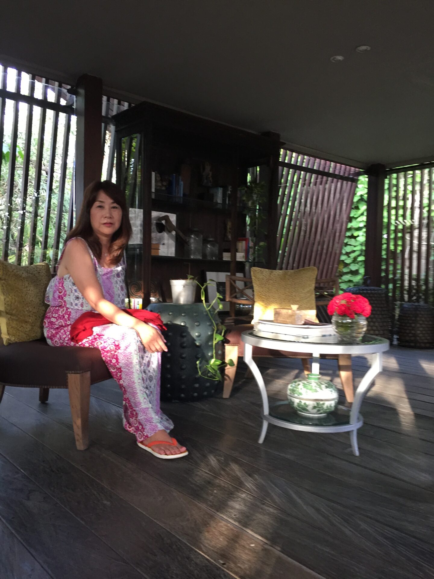 アメティスヴィラでの様子