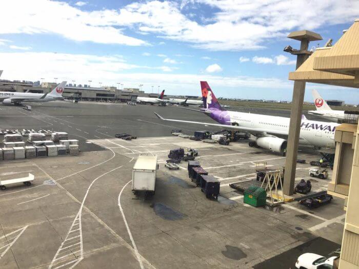 ハワイアン航空・ダニエルイノウエ空港