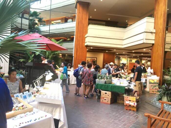 ハイアットリージェンシー下・ファーマーズマーケット