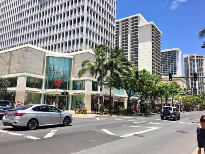 60代ハワイ旅行1日目街