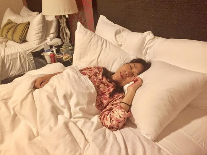 ロイヤルハワイアンのベッド