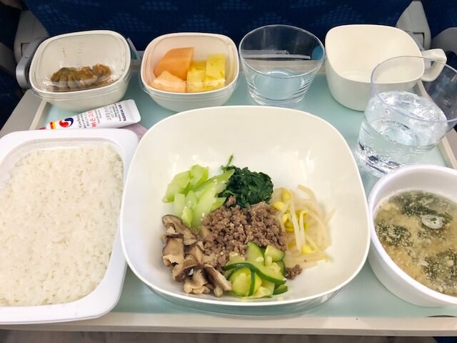 大韓航空・食事・ビビンバ