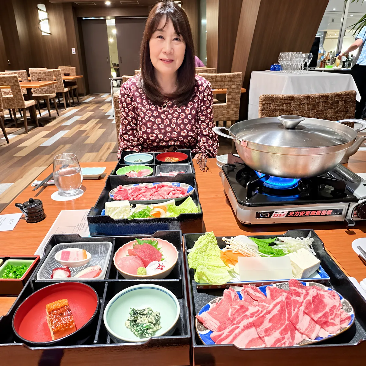 シェラトン沖縄ダイニングルーム センスのあぐー豚しゃぶしゃぶ