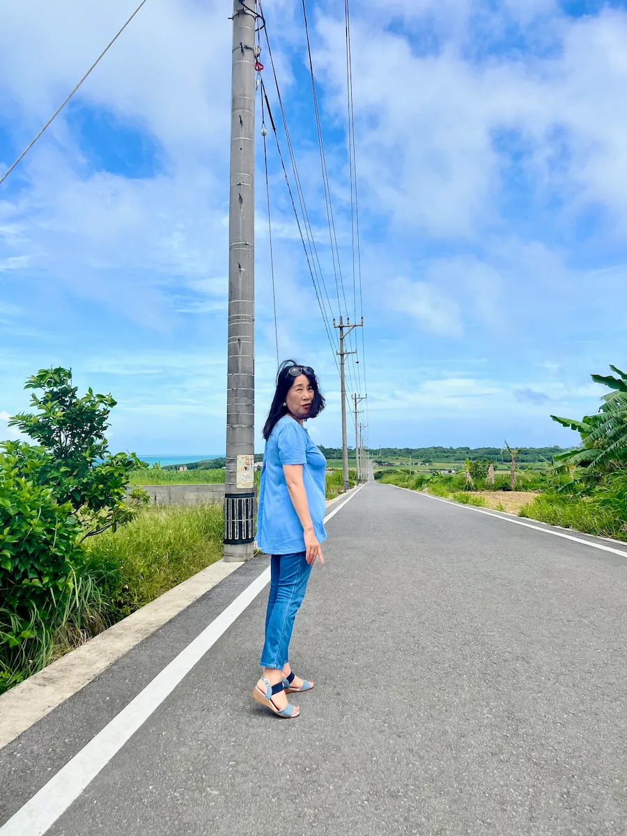 Sugar Road on Kohama Island