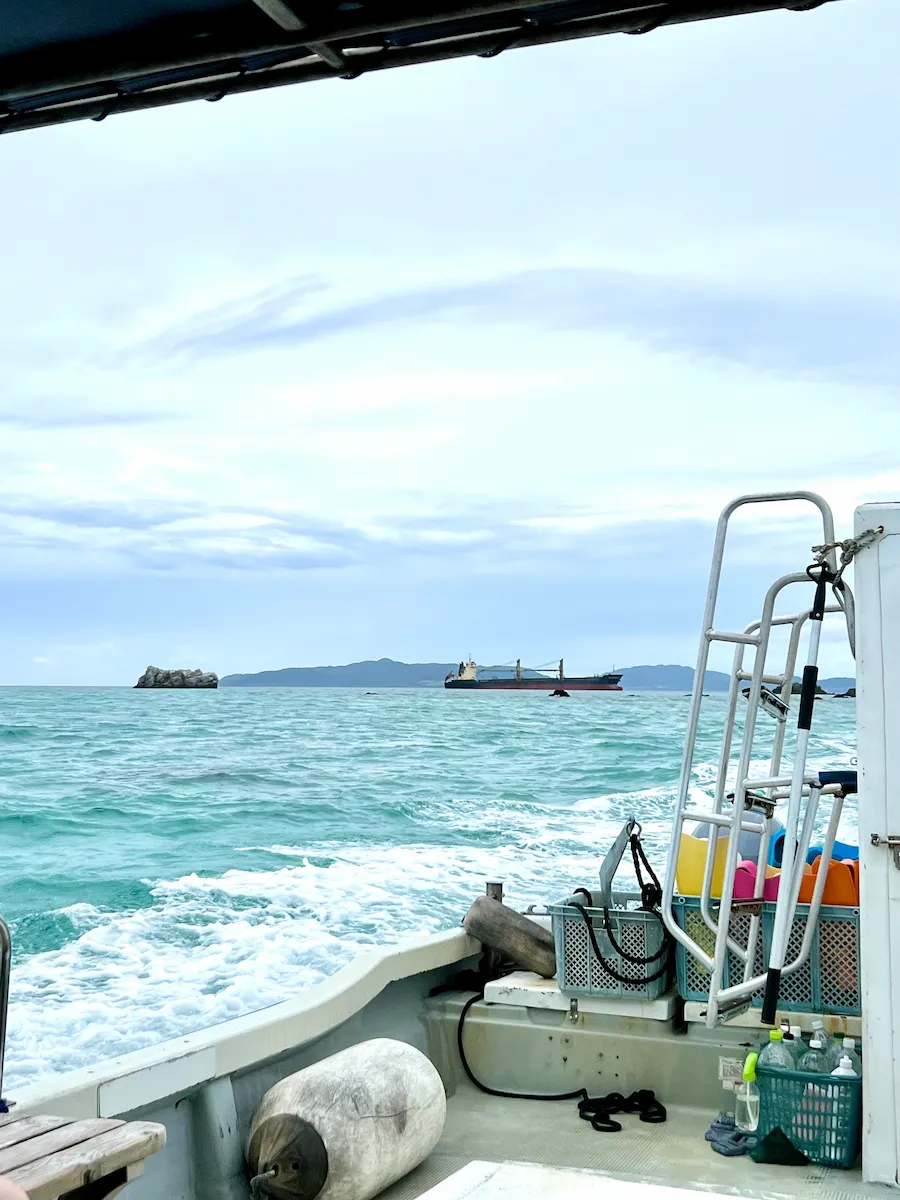 Boat trip to Hamajima Phantom Island in Okinawa