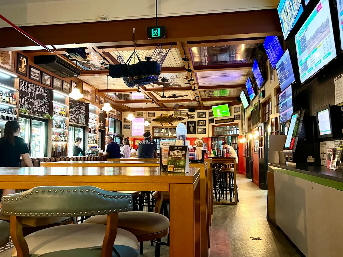 Pub on the ground floor of Grand Hotel Cairns