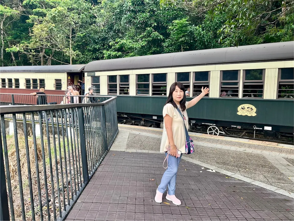 キュランダ鉄道・ゴールドクラス・滝