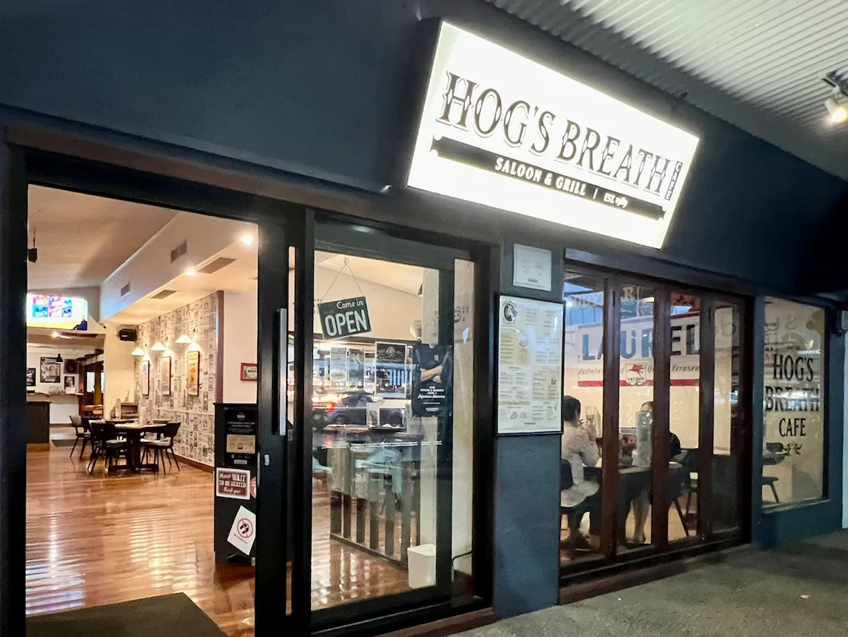 Hog's Breath Cafe Prime Rib steak in Cairns Australia