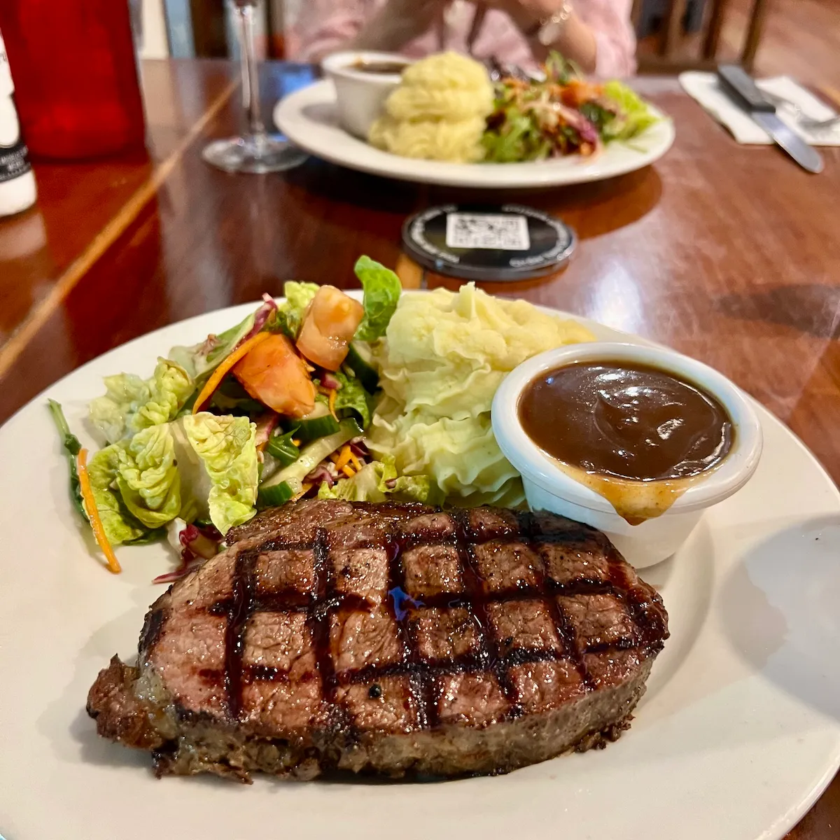 Prime Rib steak at Hog's Breath Cafe Cairns