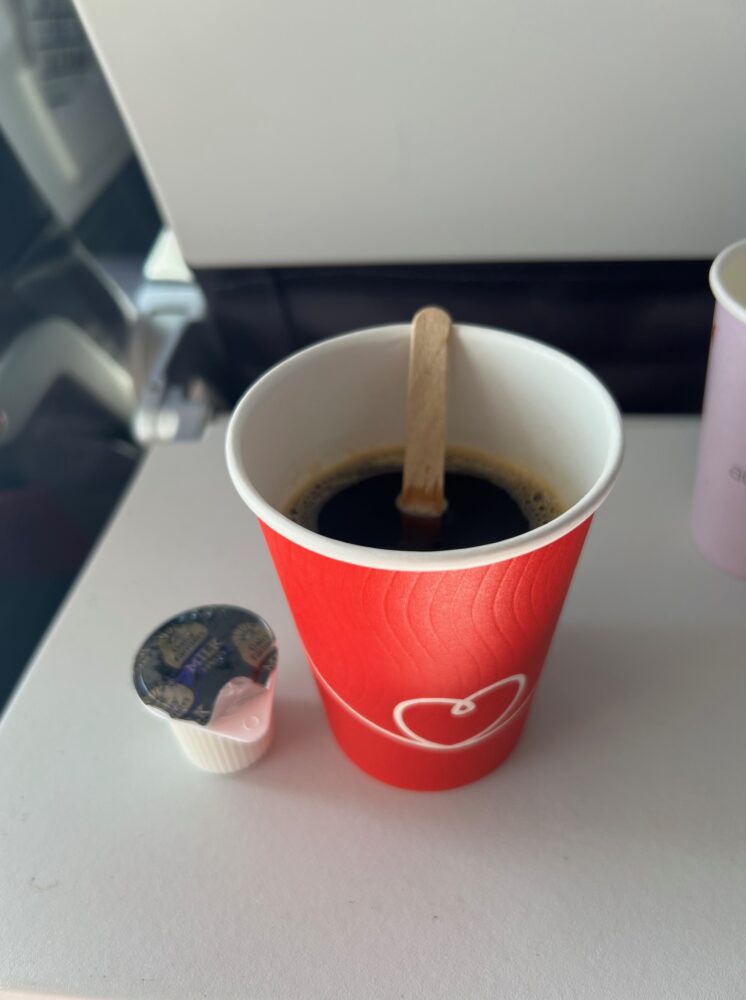 ヴァージンオーストラリア航空エコノミーXコーヒー