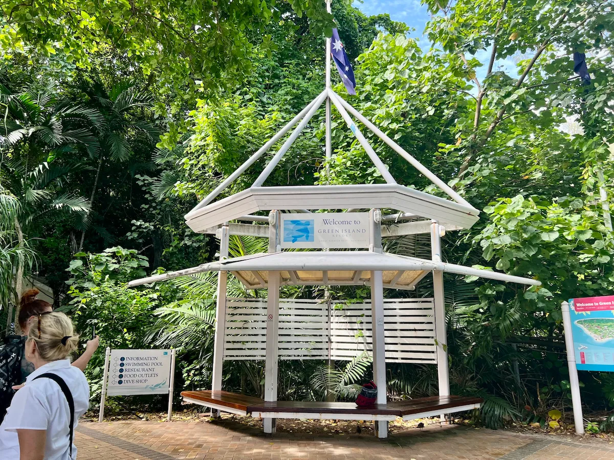 ケアンズ・グリーン島上陸