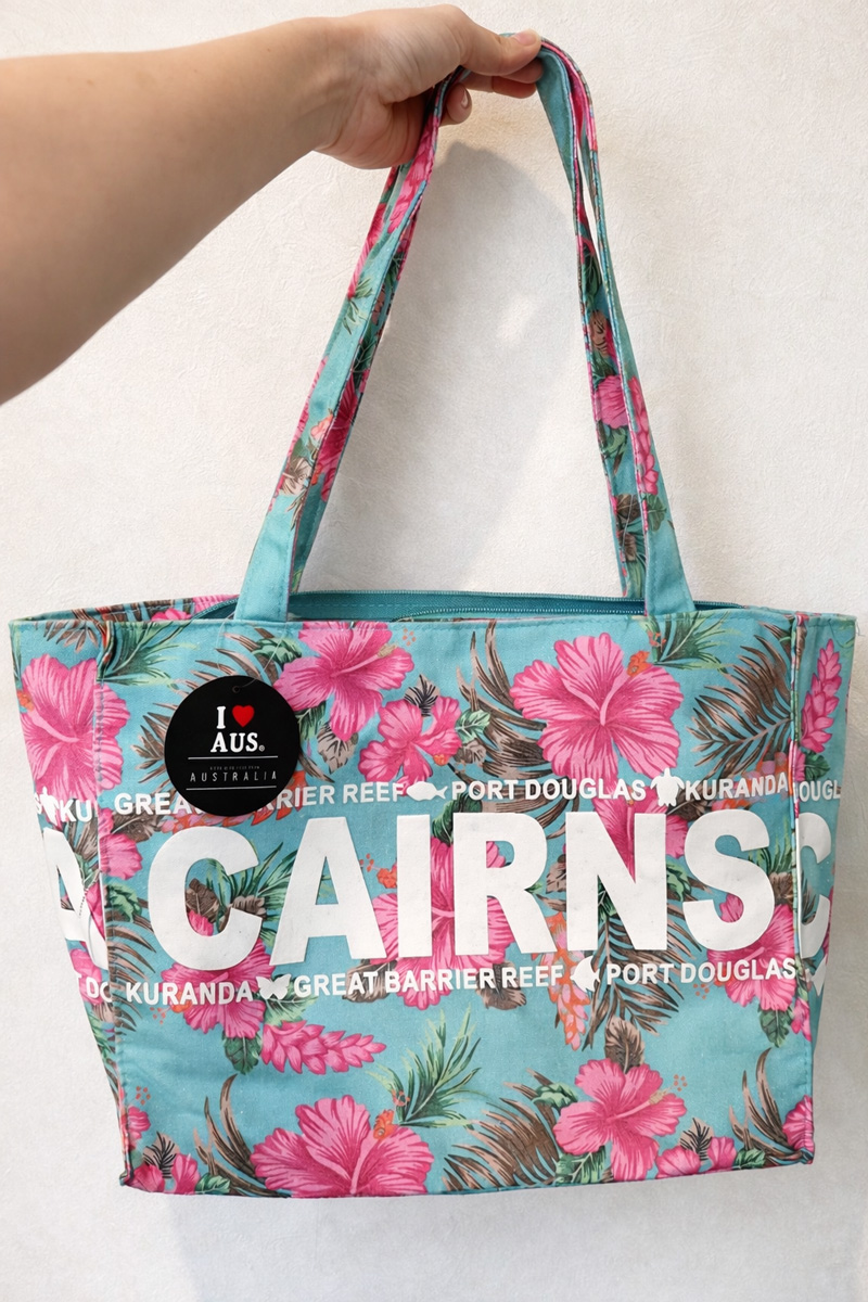 オーストラリア・ケアンズお土産|キュランダで購入したトートバッグ