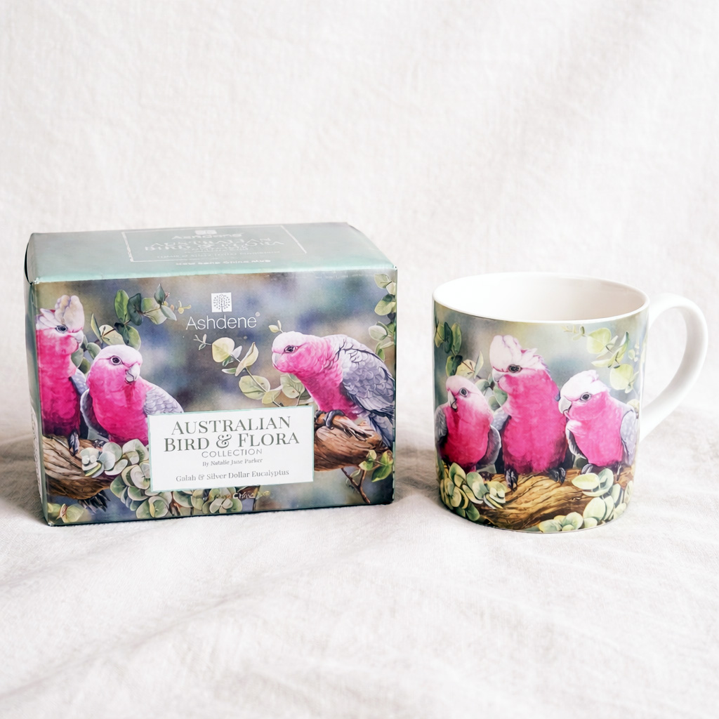 オーストラリア・ケアンズお土産|モモイロインコのマグカップ