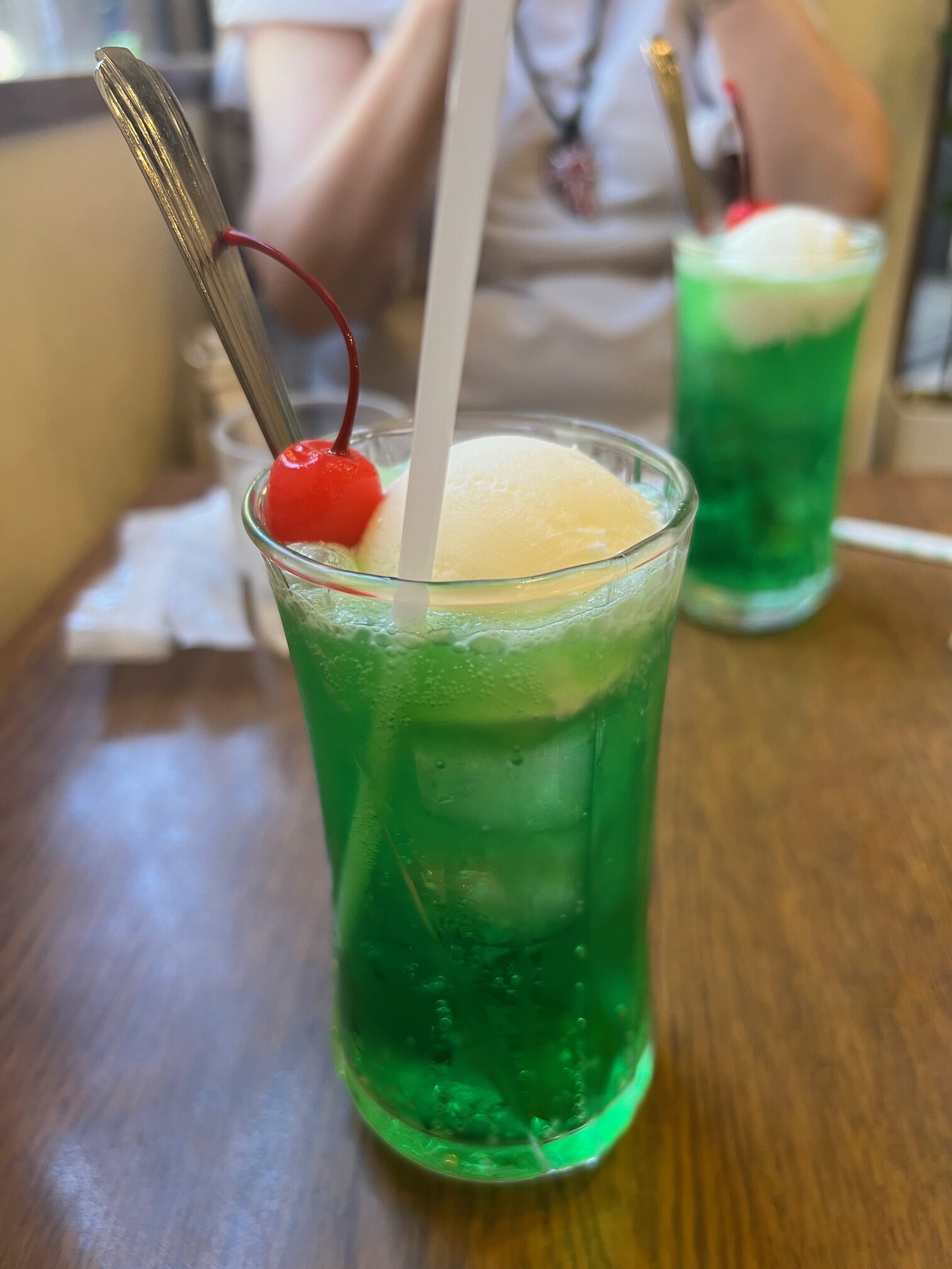 喫茶タマイチのクリームソーダ