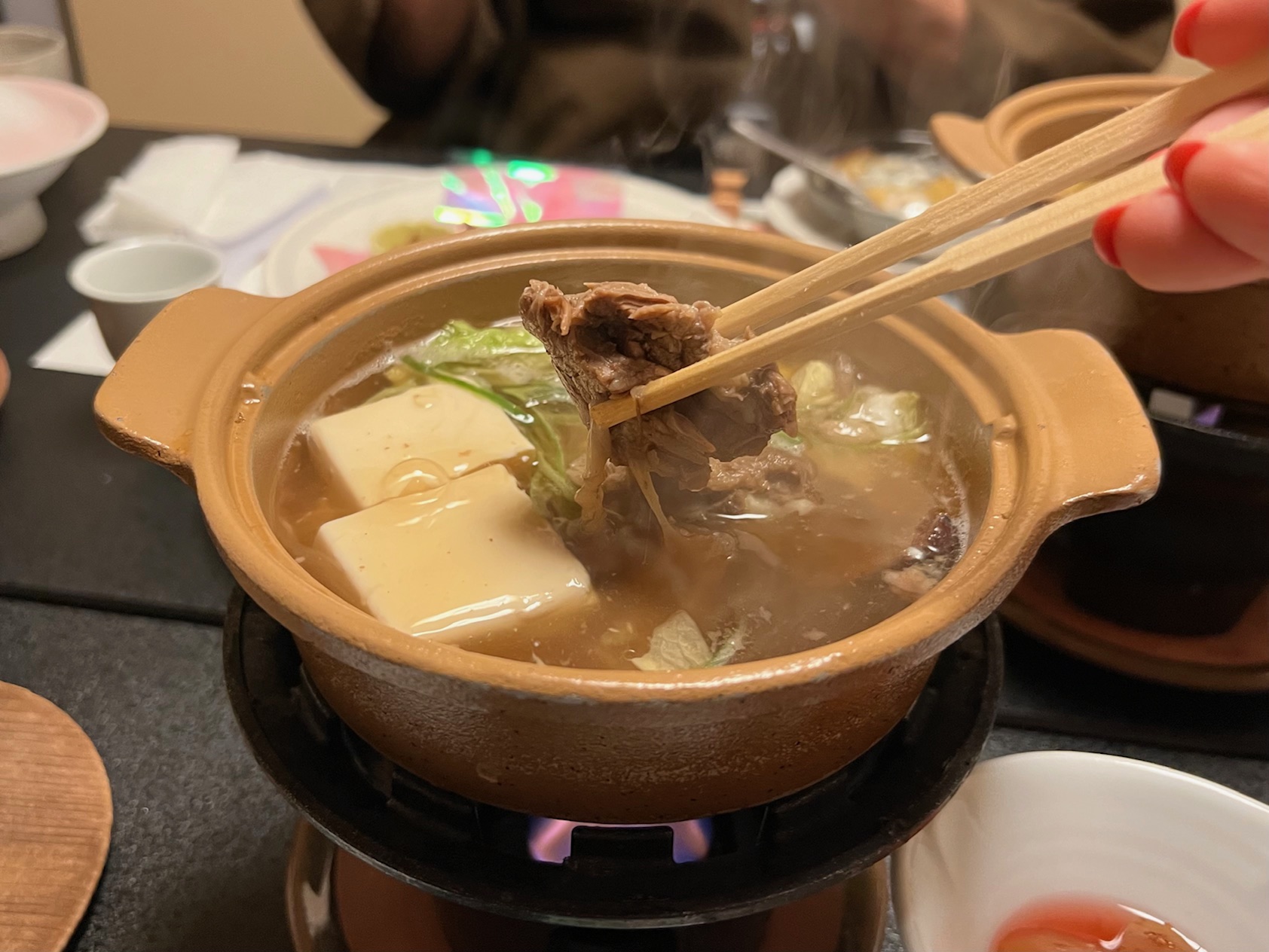 クラブウィンダム千曲館・夕食・鍋