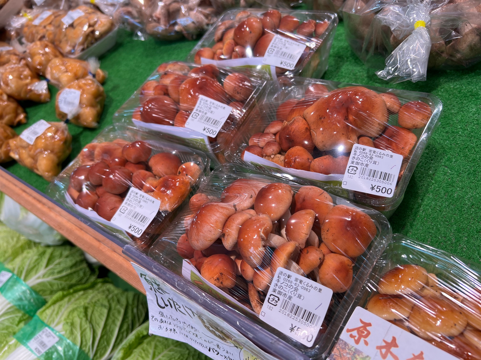 道の駅・雷電くるみの里なめこ