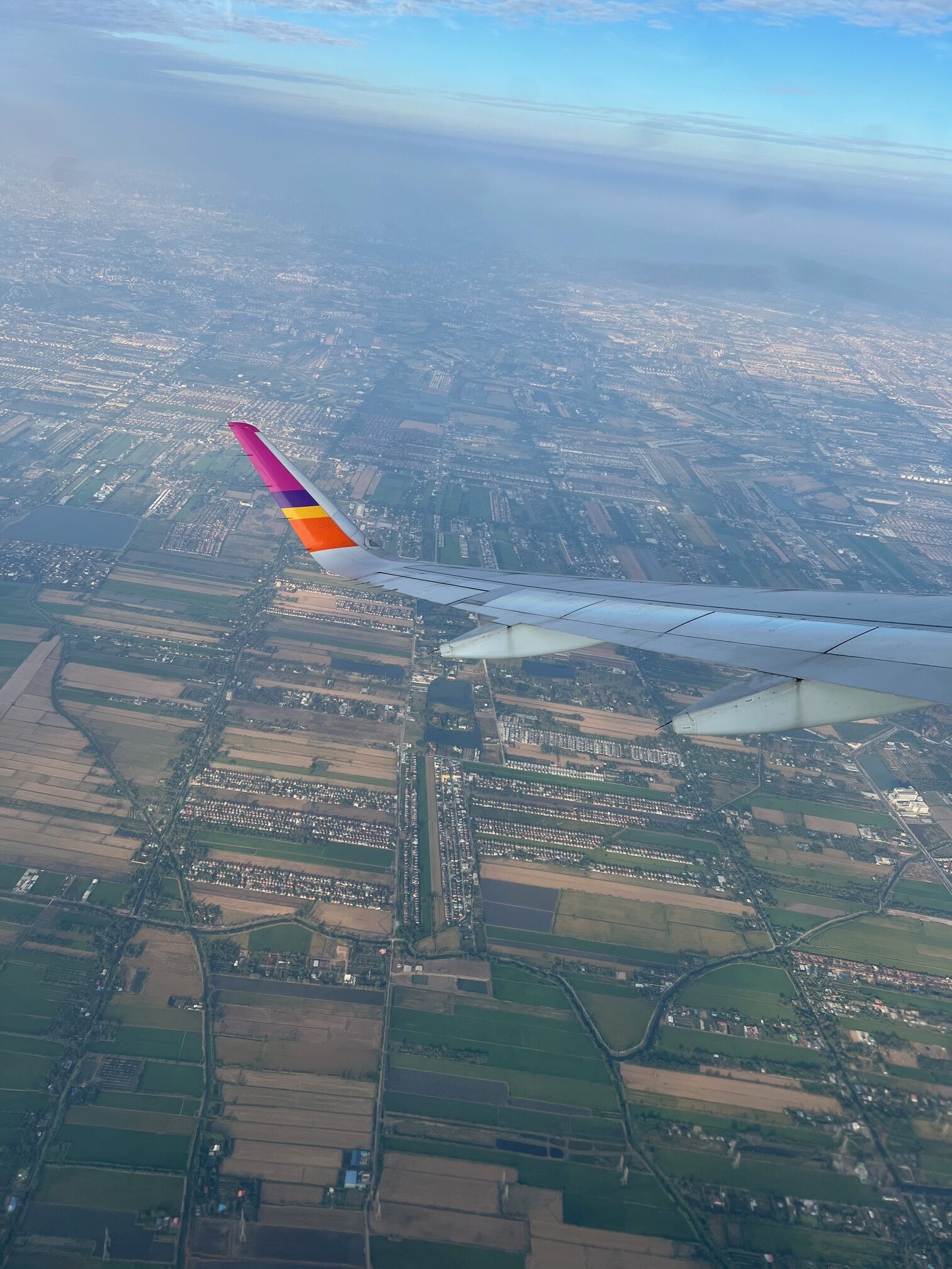 タイ航空・プーケット上空