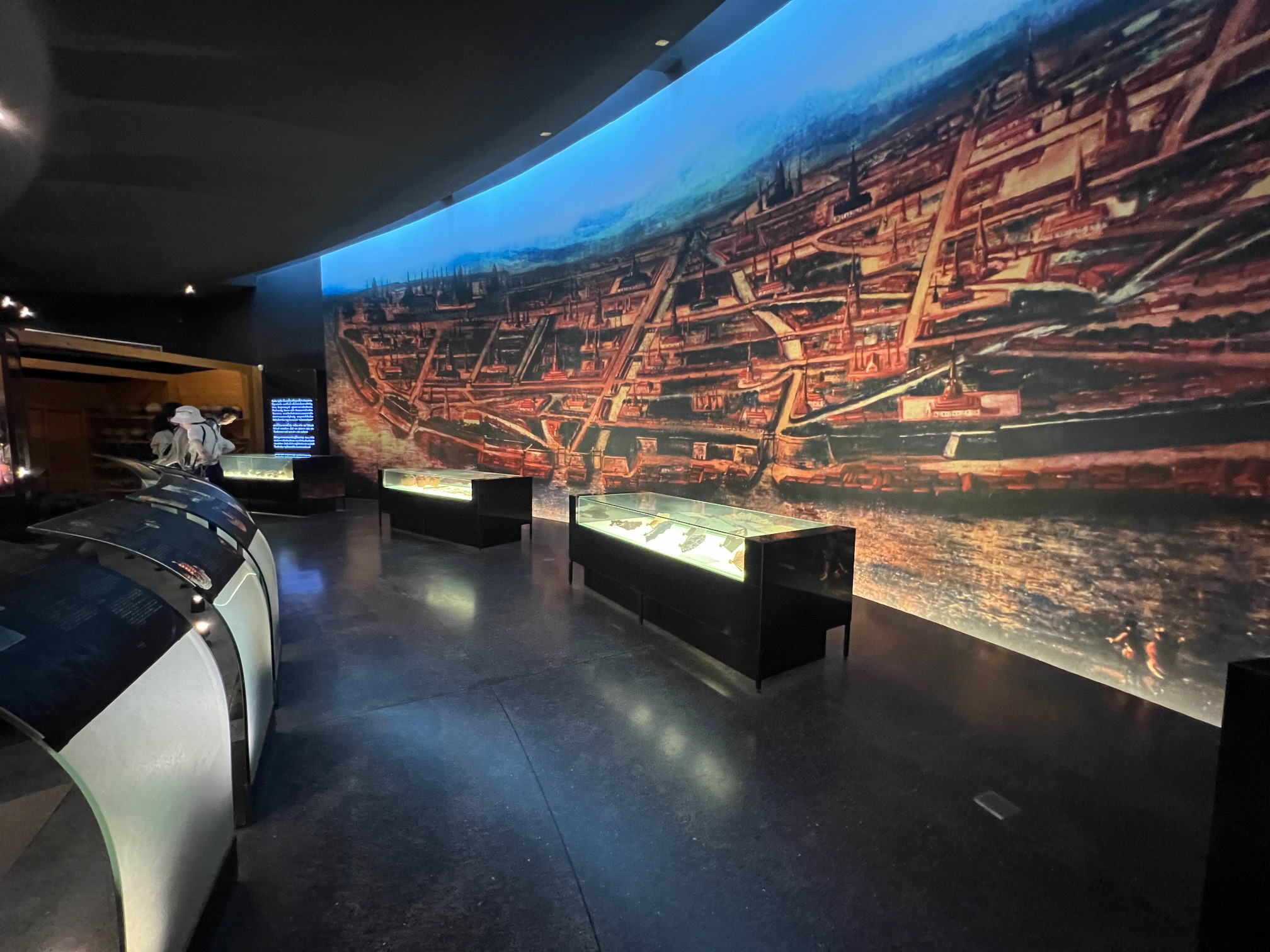 アユタヤ日本人村の展示スペース