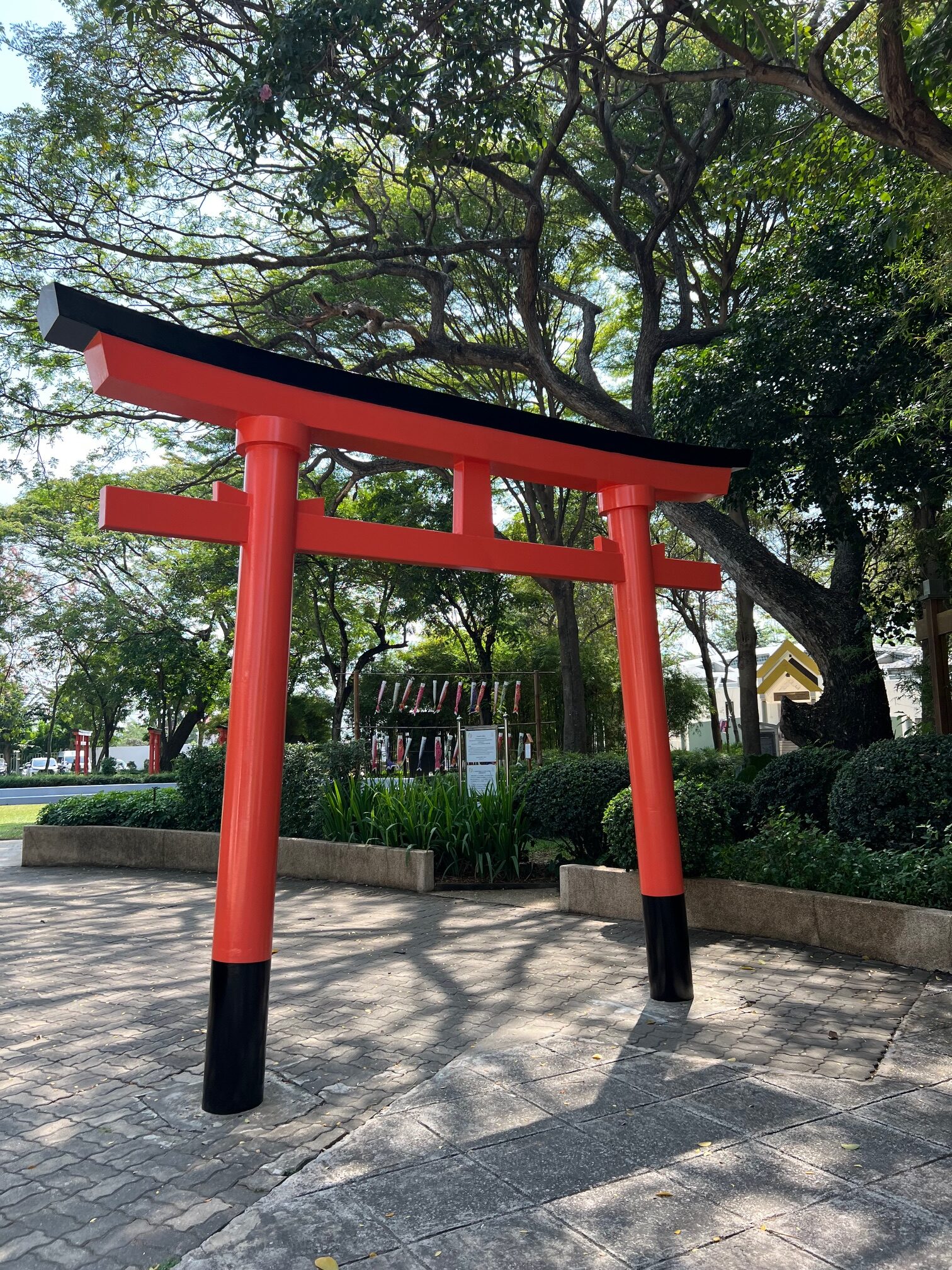 アユタヤの日本人村の鳥居