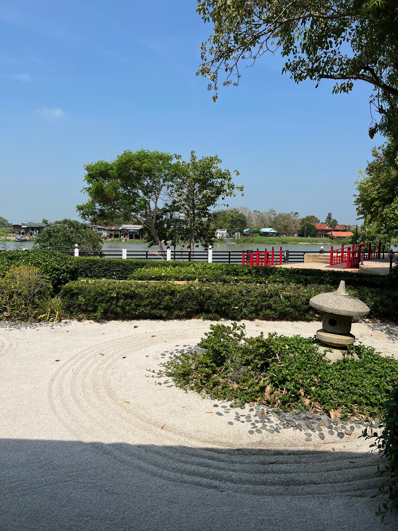 アユタヤ日本人村の庭園