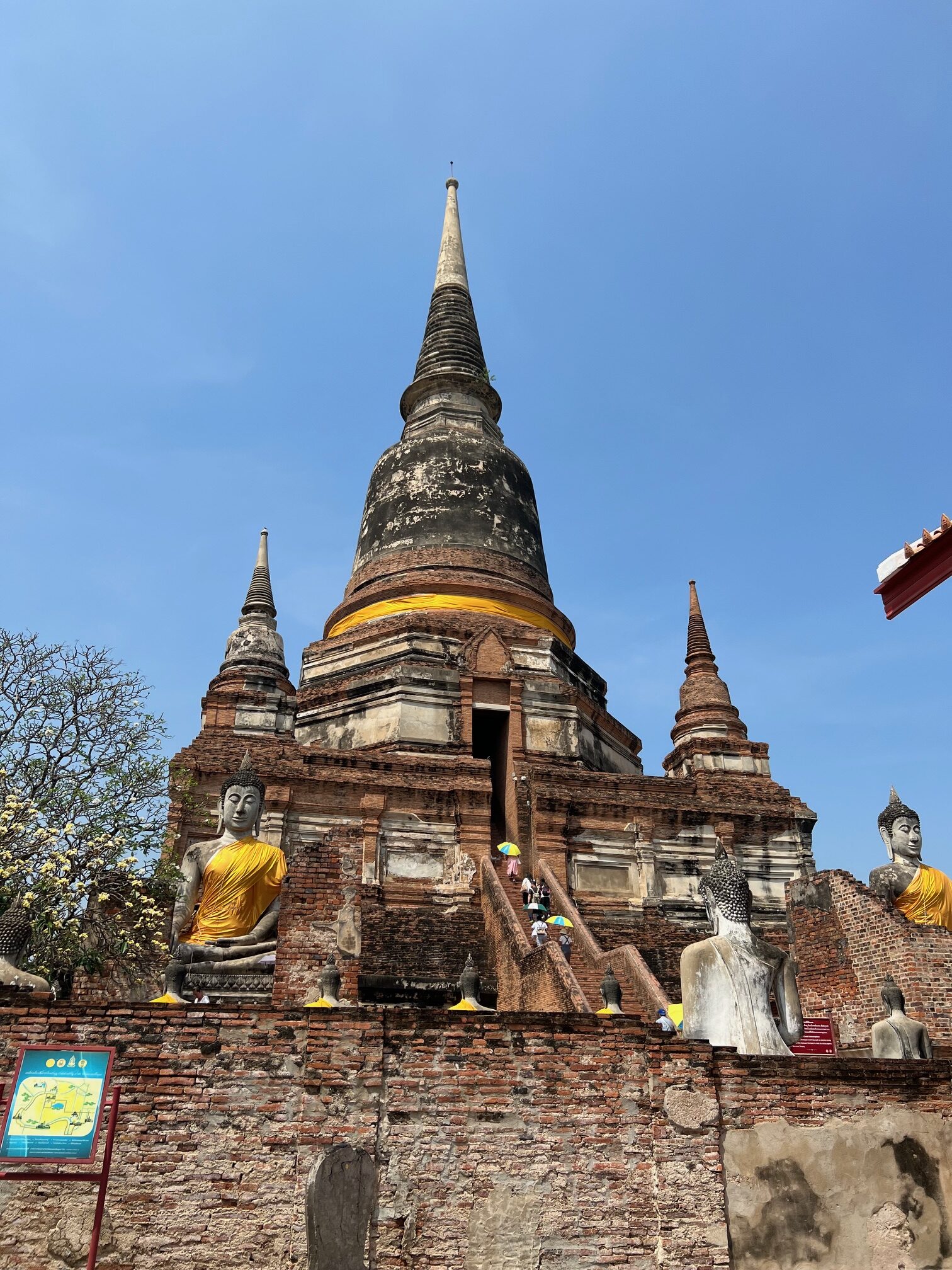 ワット・ヤイ・チャイ・モンコン（Wat Yai Chai Mongkhon）」のメインの仏塔