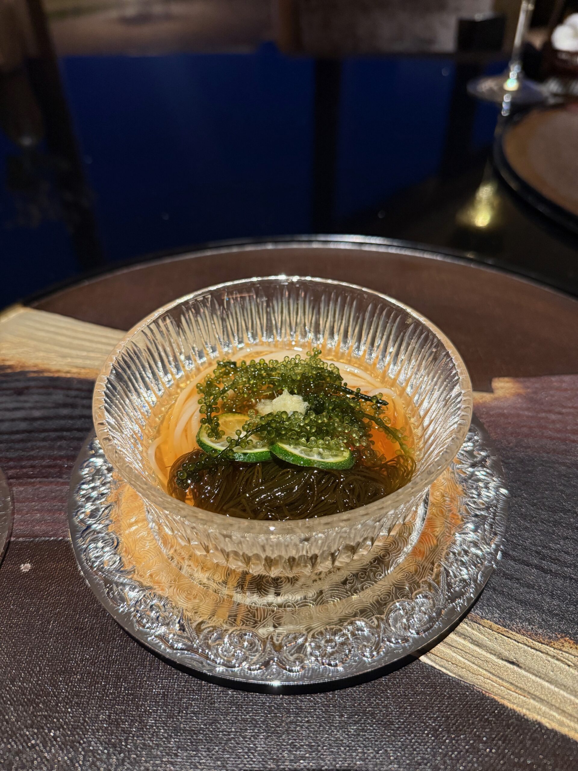 熱海パールスターホテル｜日本料理 舳 MIYOSHIの和食のコース海ぶどう