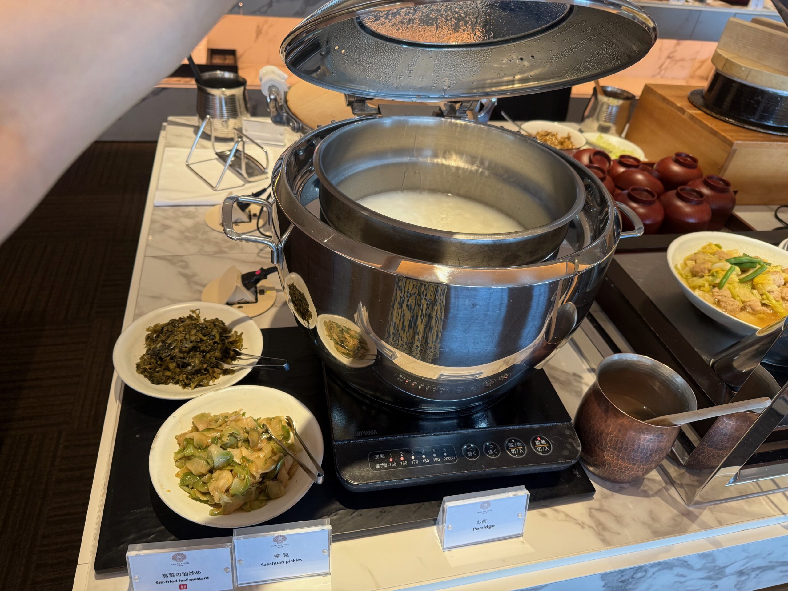 熱海パールスターホテル｜朝食ビュッフェ・おかゆ