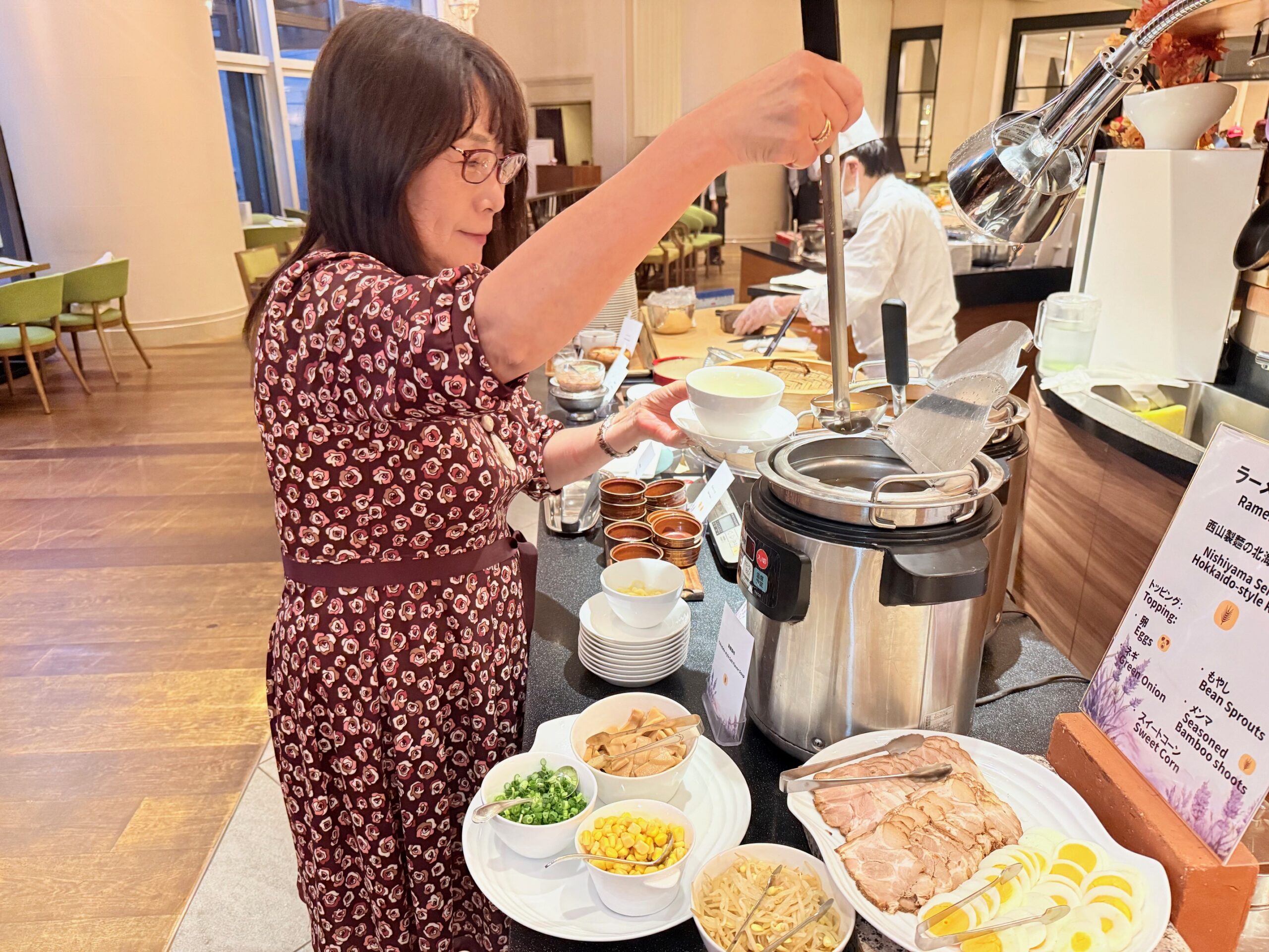 グランドニッコー東京台場「北海道フェア」自分で作る北海道ラーメン