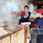 地獄蒸し工房鉄輪で地獄蒸し体験