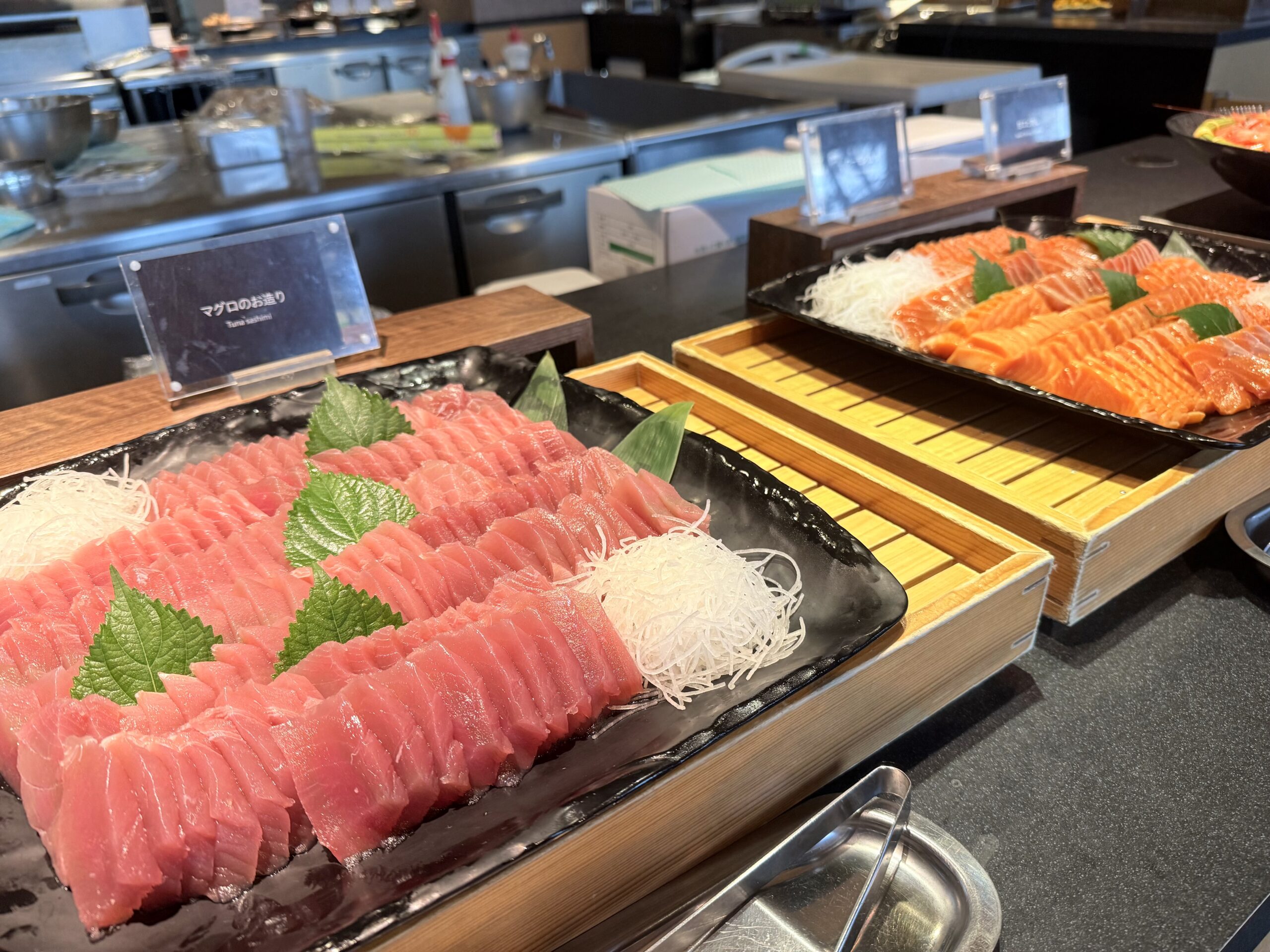 大分別府・大江戸温泉物語Premium風月ビュッフェ（お刺身）