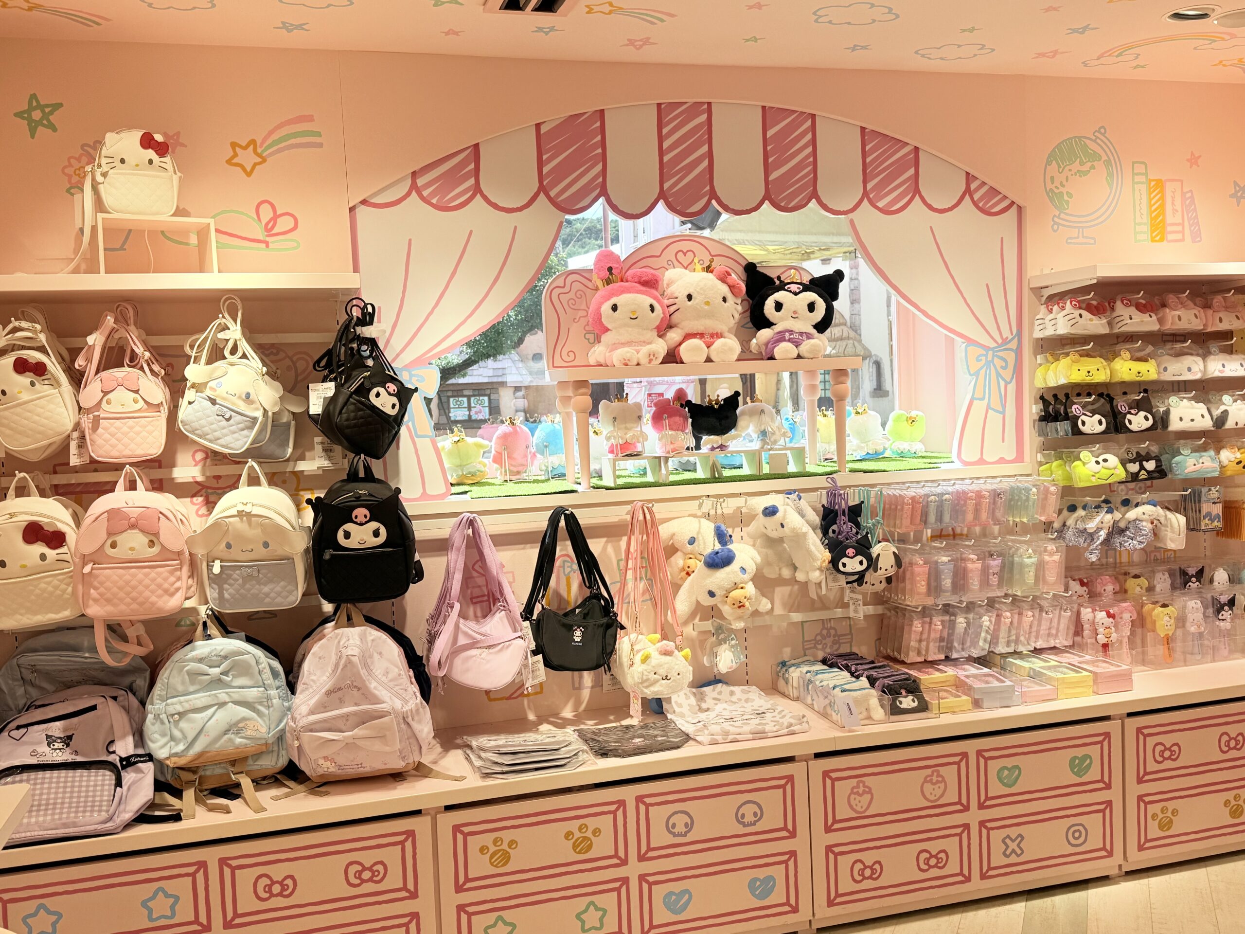 大分ハーモニーランドのお土産に。リュックなど