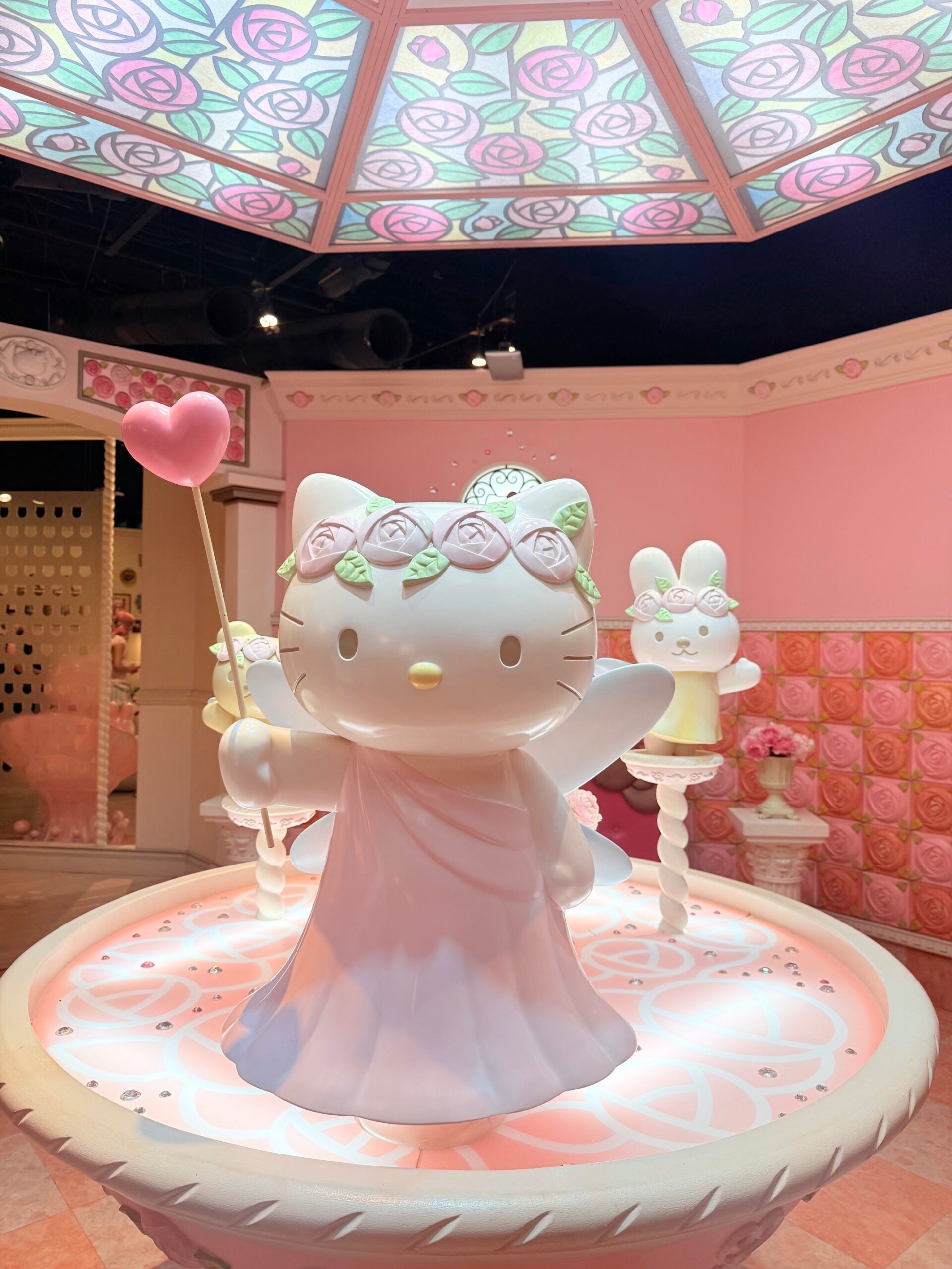 大分ハーモニーランドキティキャッスルのキティのお部屋の中