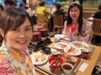 大分別府・大江戸温泉物語Premium風月外観ディナービュッフェの様子