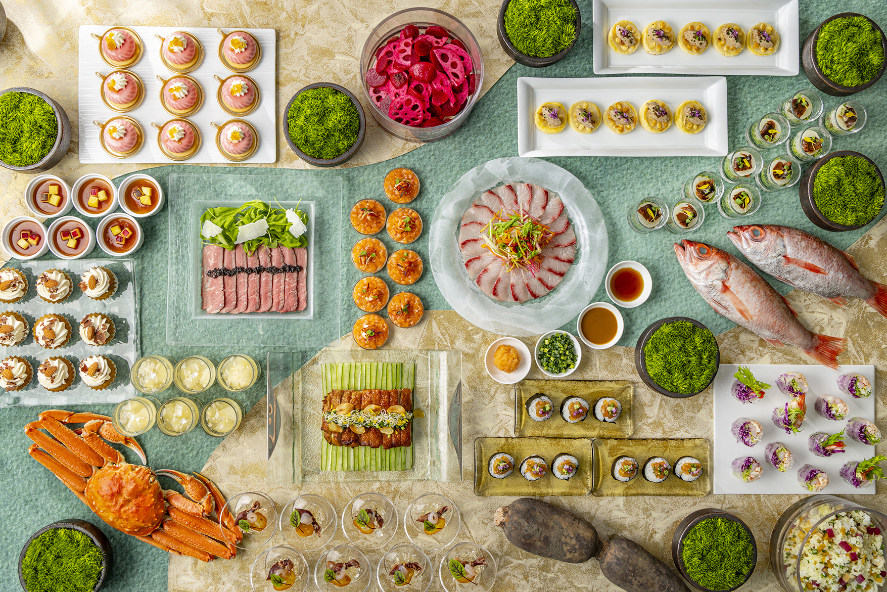 【コンラッド東京】「シェフズ・トリート・北陸ランチビュッフェ」