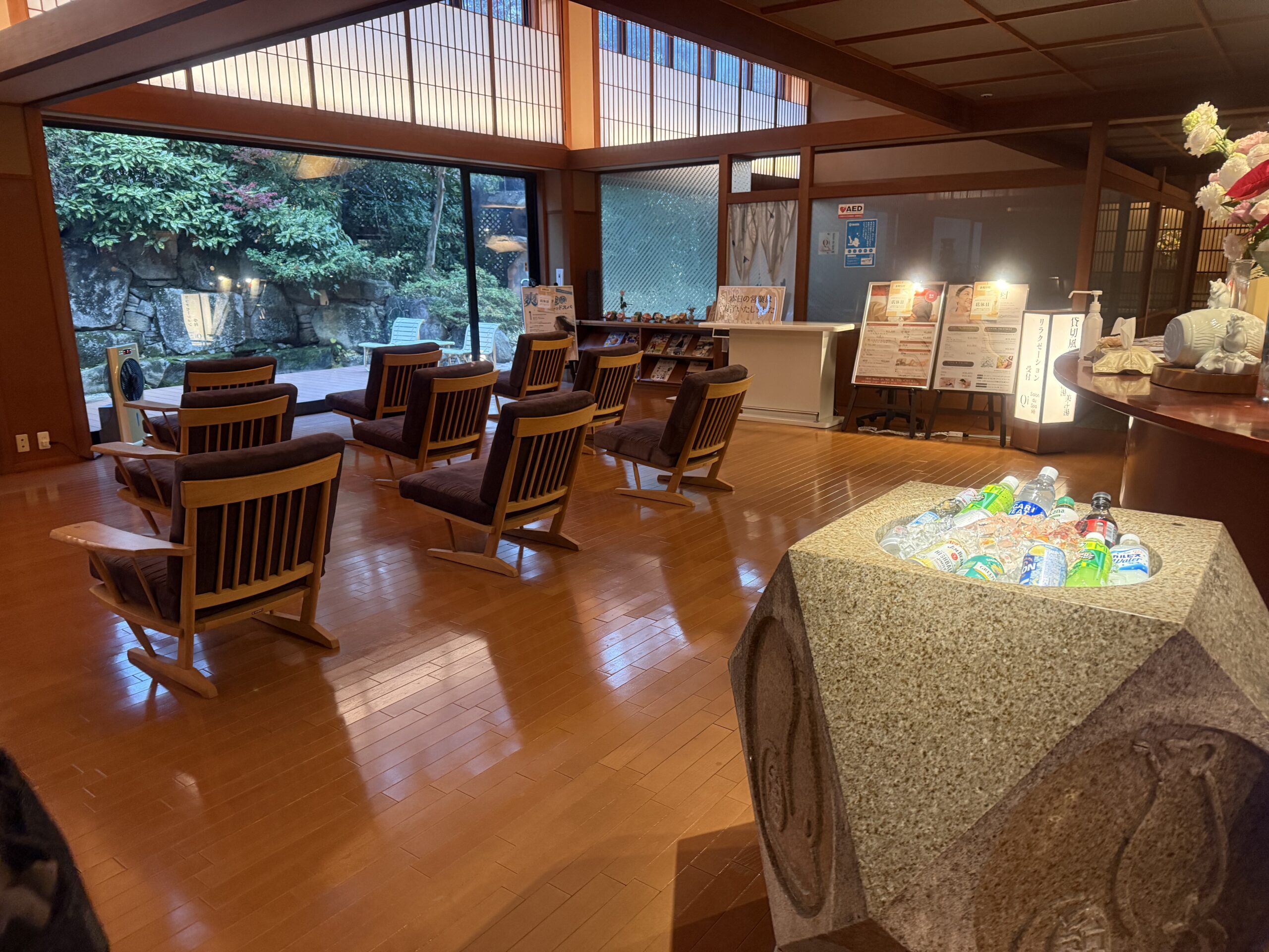 群馬県・伊香保温泉「ホテル木暮」の休憩所