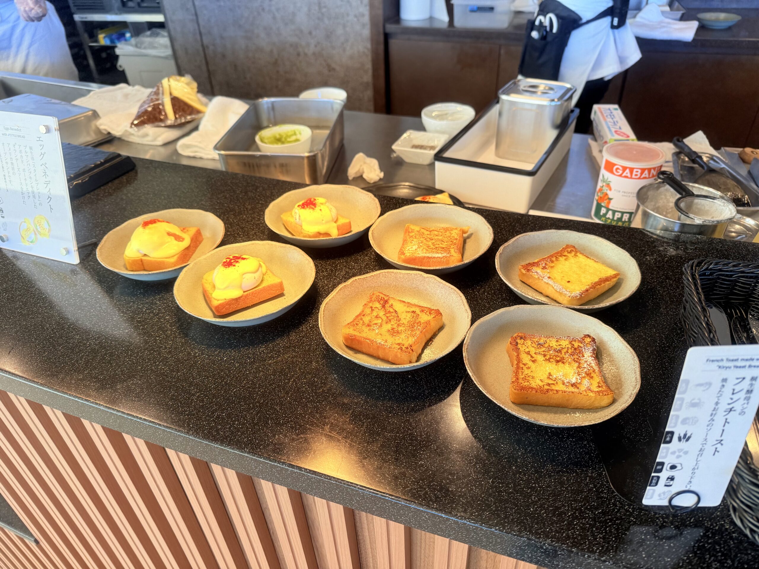 群馬県・伊香保温泉「ホテル木暮」朝食フレンチトーストやエッグベネディクト