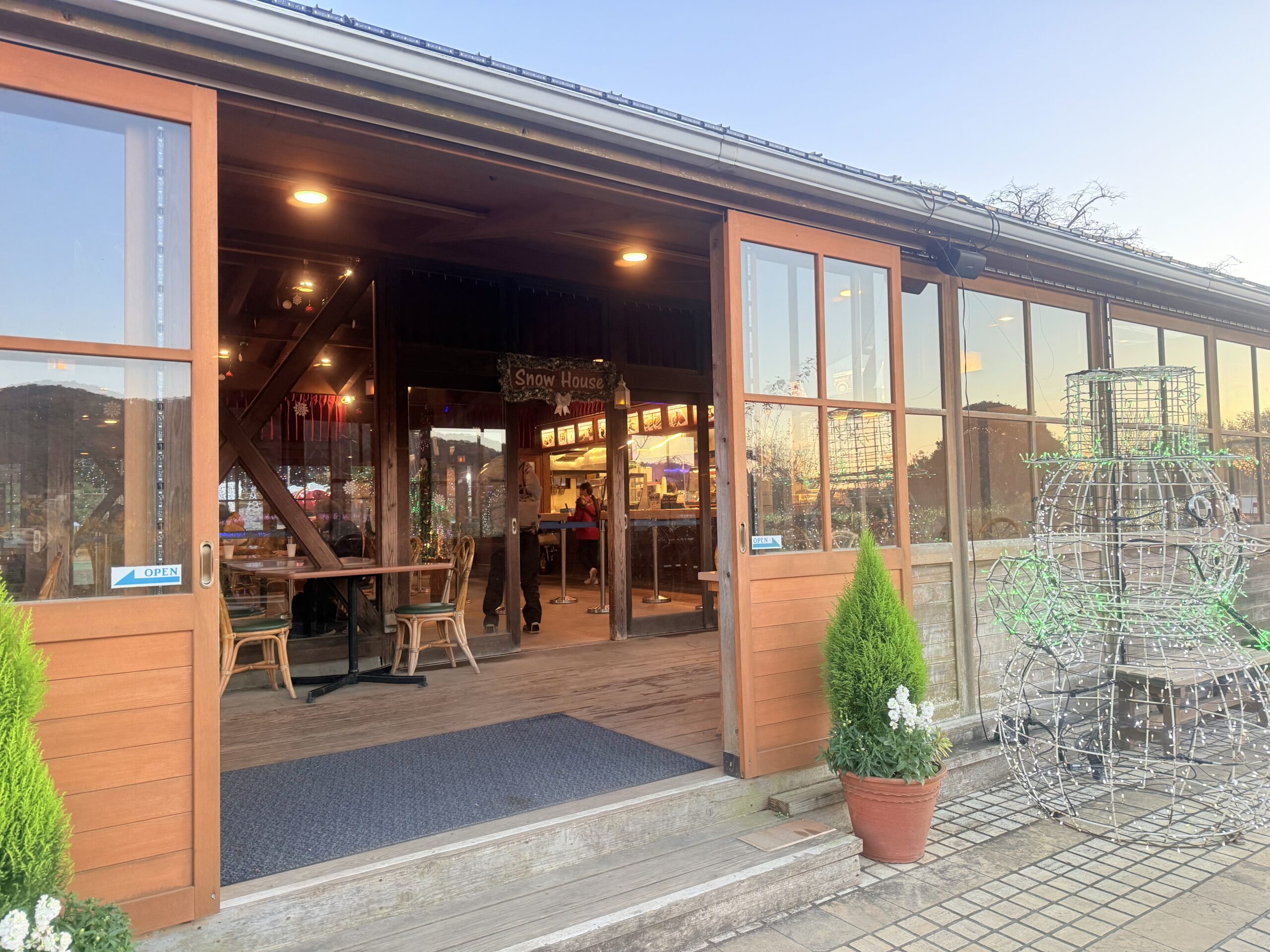 あしかがフラワーパークのカフェ