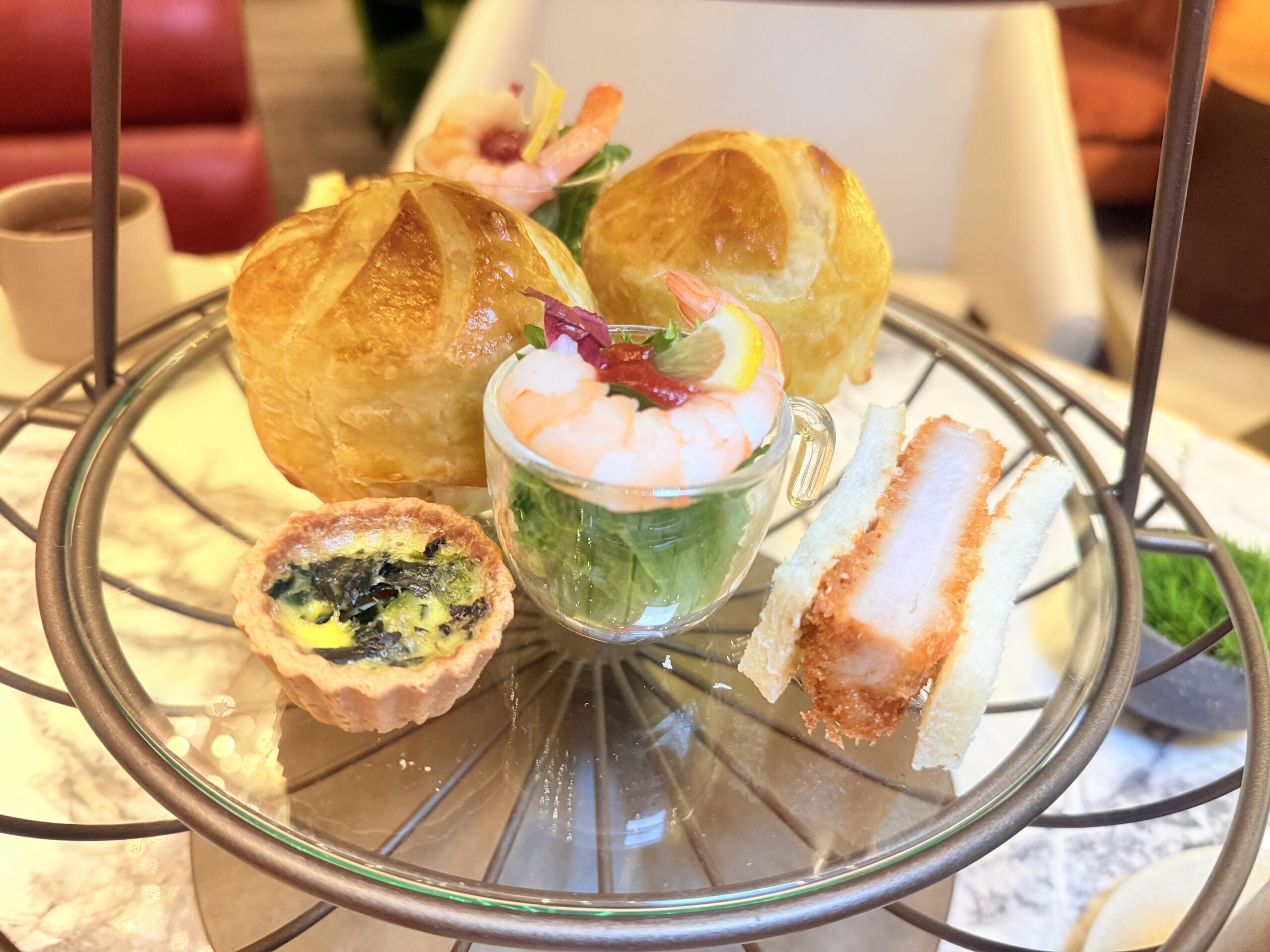 ハイアットリージェンシー東京のホワイトクリスマスアフタヌーンティー・セイボリー