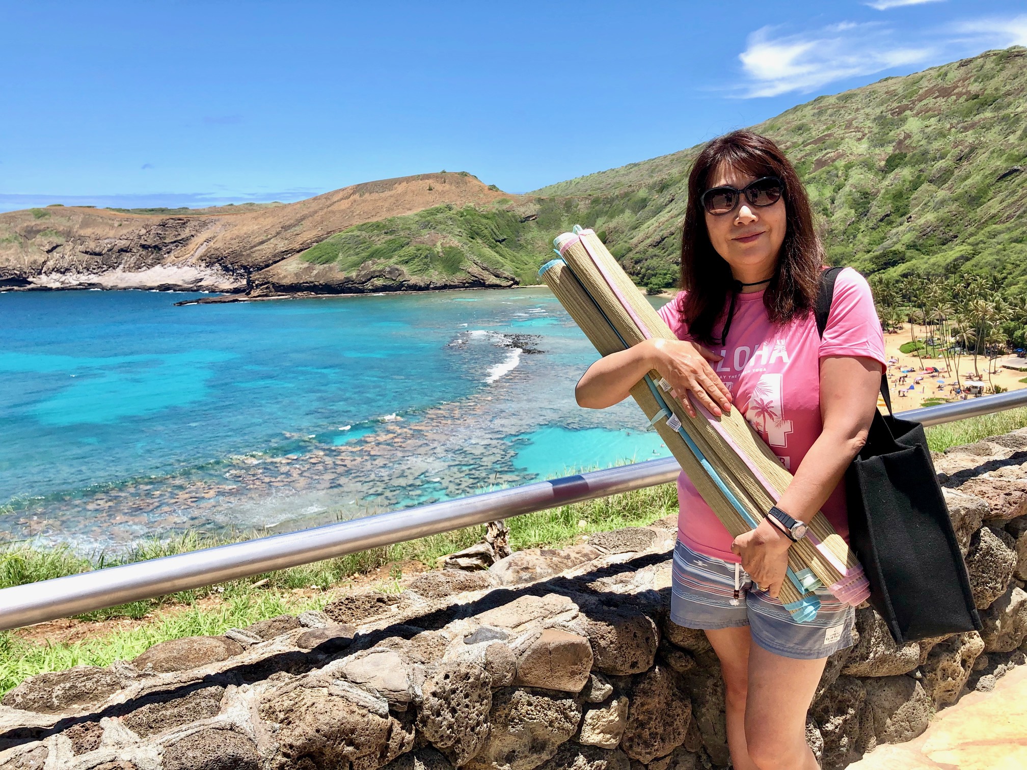 ハナウマ湾と６０代編集長ままリン