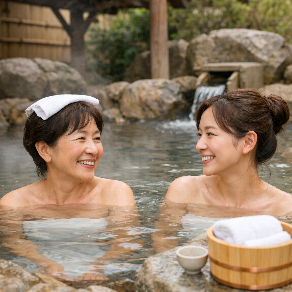 親孝行×美容の温泉