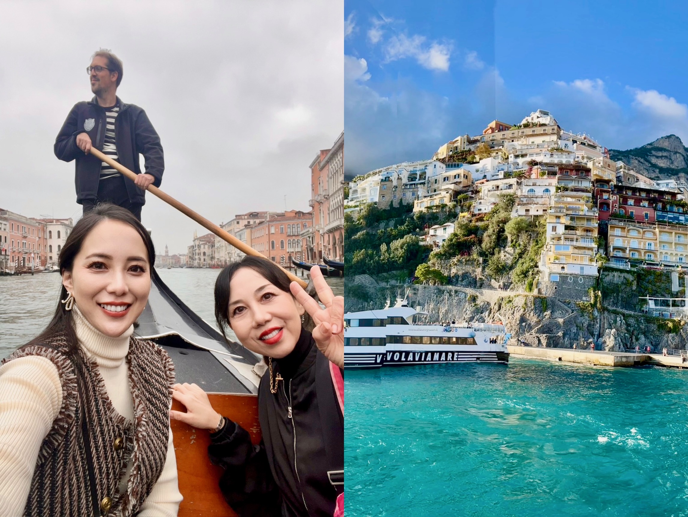 30代娘60代母の母娘旅イタリア・ヴェネツィア＆ポジターノ親孝行旅行