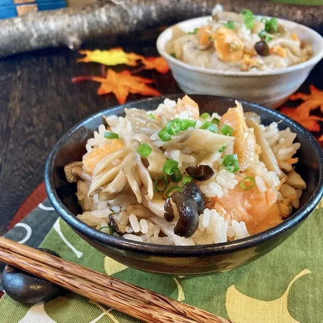 「熱海サーモン」の干物＆炊きこみごはんの素（釜鶴ひもの店）