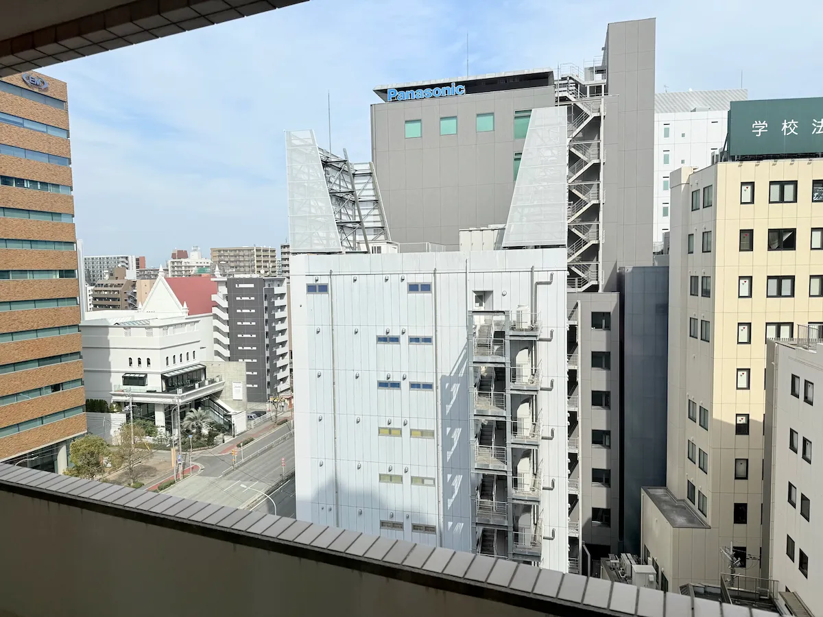 コートヤードバイマリオット新大阪ステーション客室からの眺め
