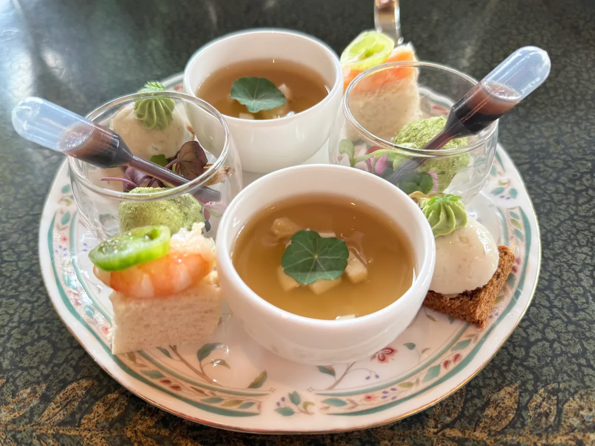 宇治茶アフタヌーンティー with 辻利兵衛本店のセイボリー