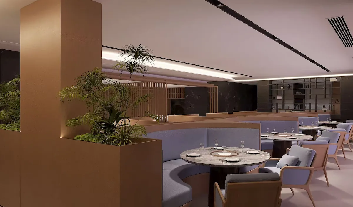 熱海パールスターホテル焼肉レストラン店内空間