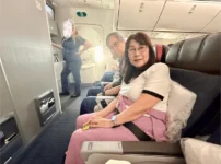 アメリカン航空プレミアムエコノミー席