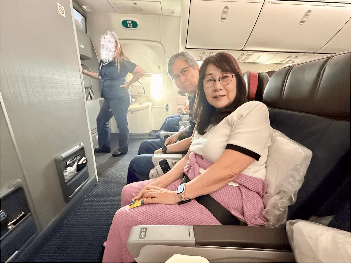 アメリカン航空プレミアムエコノミー席